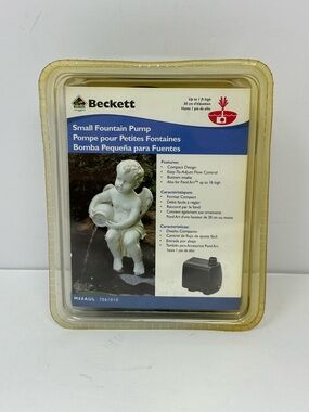 Beckett Small Fountain Pump 60 Gallons hr M60AUL 7061010 New Sealed X9